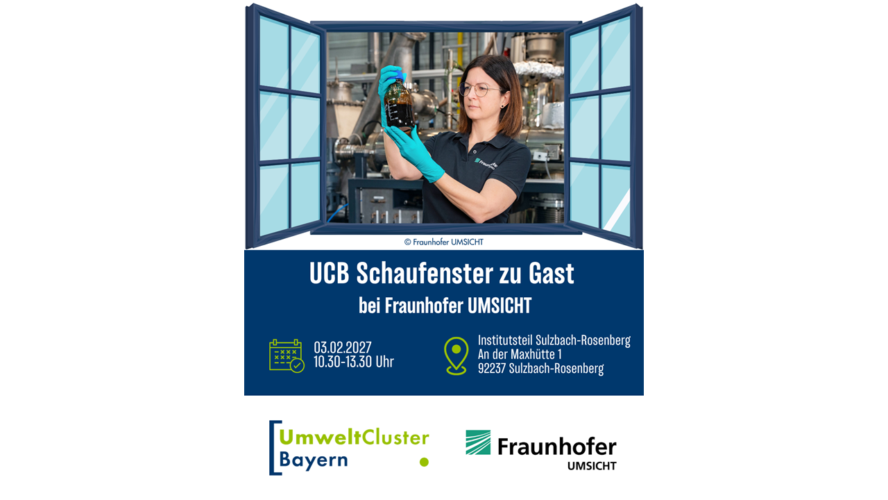 UCB-Schaufenster zu Gast bei Fraunhofer UMSICHT