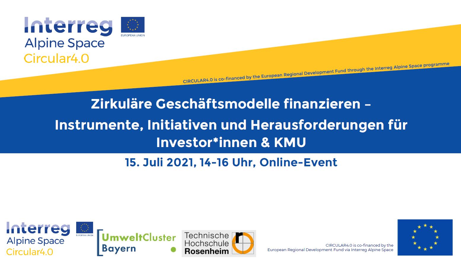 UCB CIRCULAR 4.0 Zirkuläre Geschäftsmodelle finanzieren