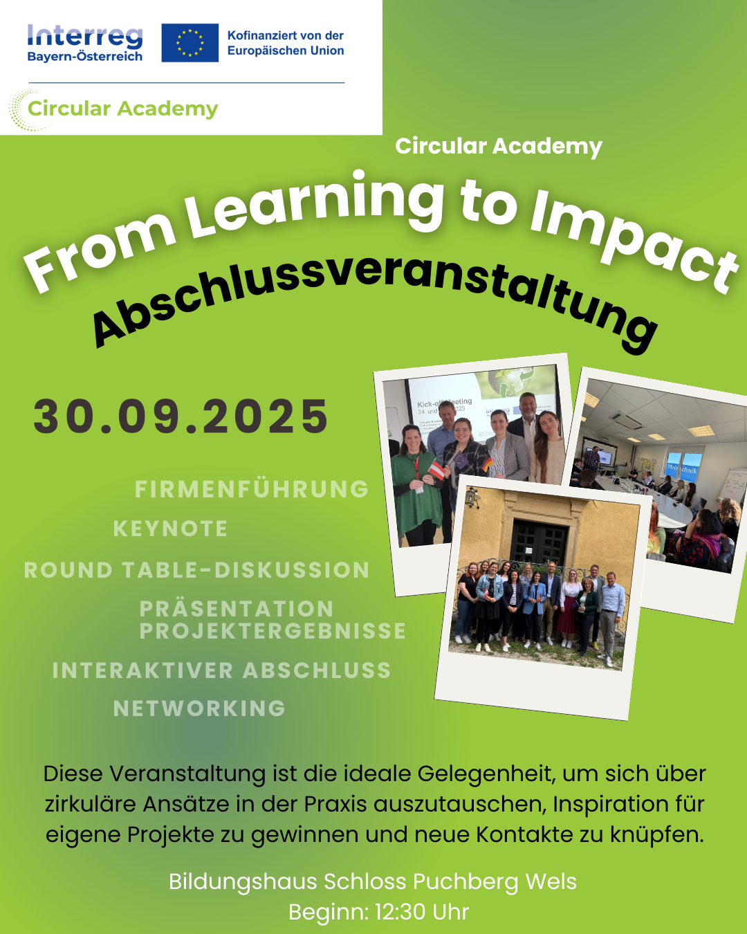 Circular Academy Abschlussveranstaltung