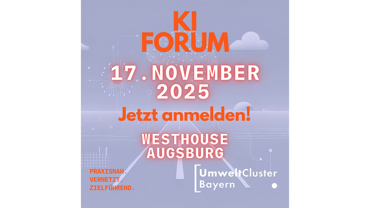KI-Forum Umwelttechnologie 2025