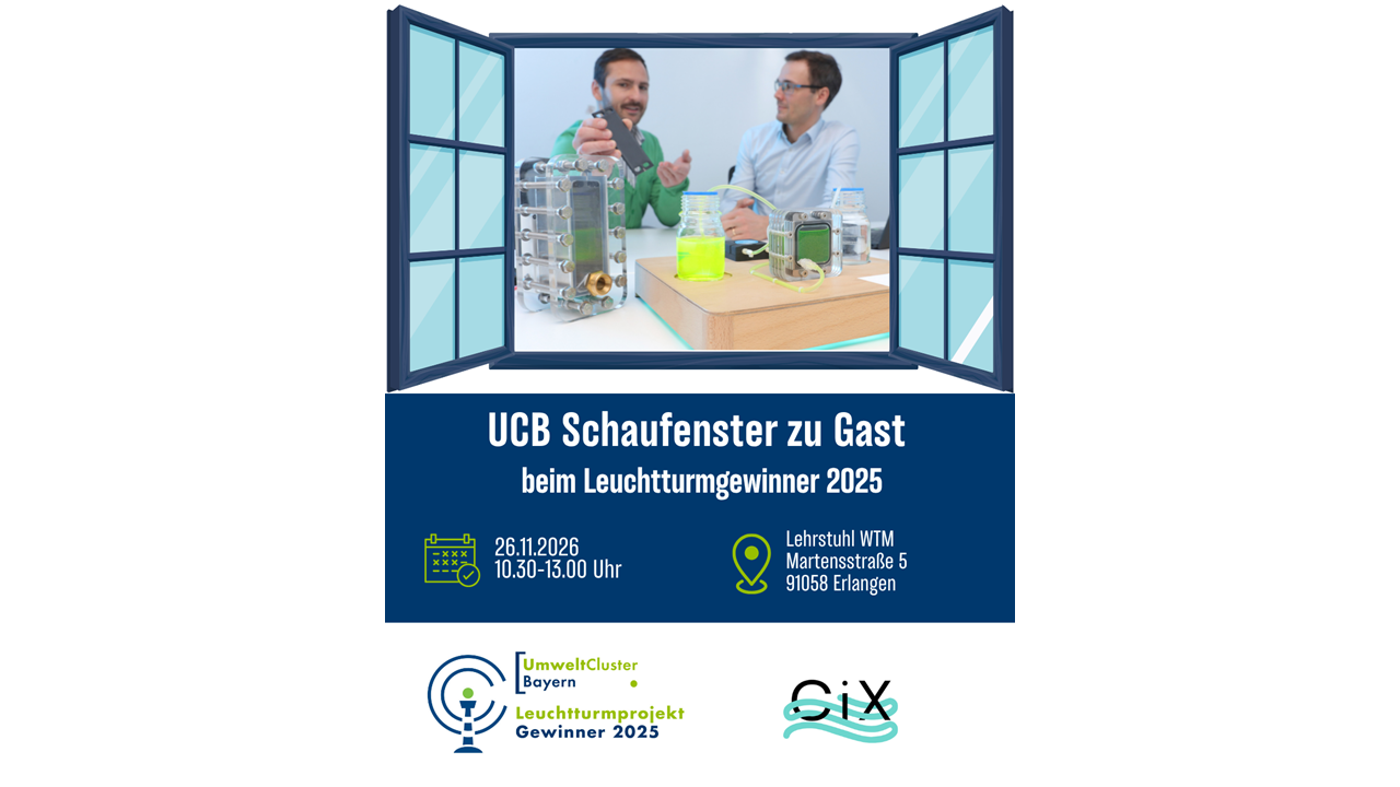 UCB-Schaufenster zu Gast beim Leuchtturmgewinner CiX GmbH