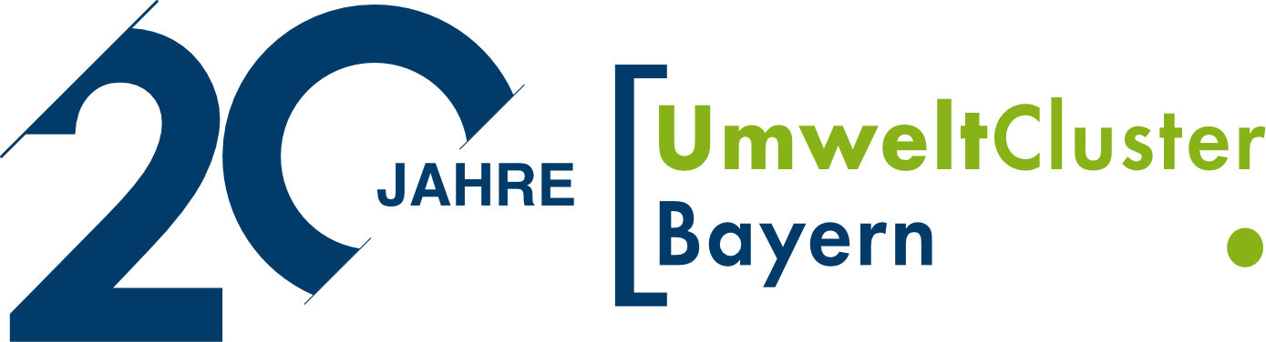 Logo 20 Jahre UmweltCluster