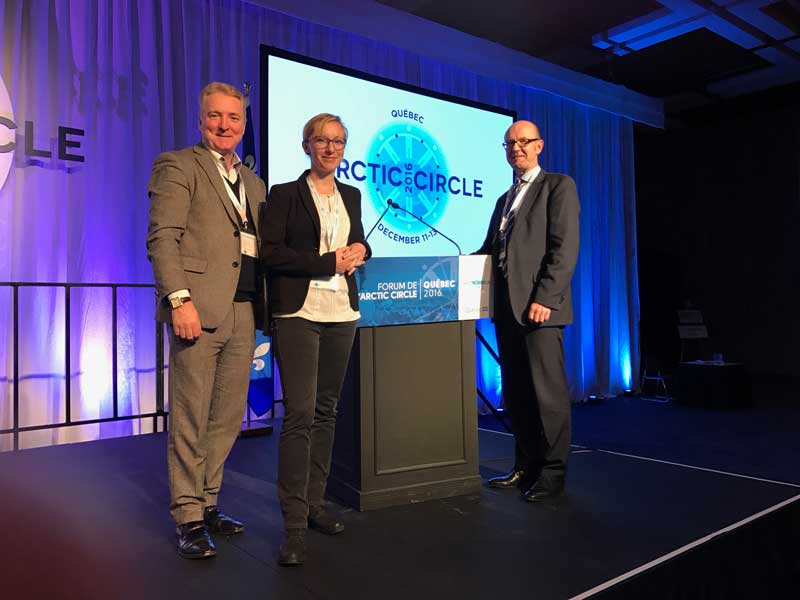 Für eine nachhaltige Entwicklung des Nordens – Umweltcluster nahm an Arctic Circle Forum in Québec teil 