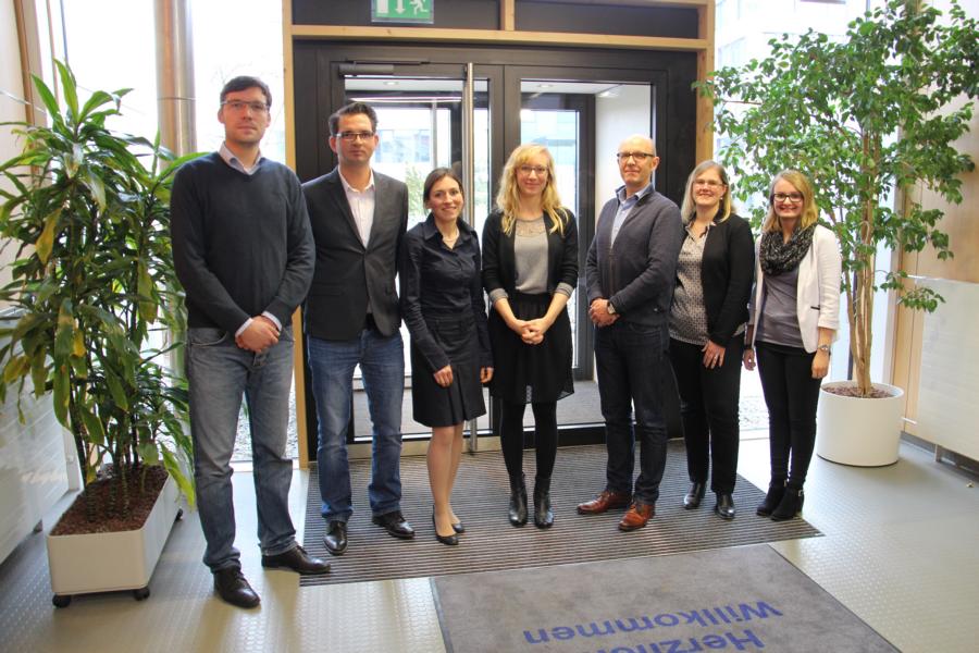 Umweltcluster Bayern und Chemie-Cluster Bayern beim Kickoff-Treffen für das Projekt "Startups als Innovationsmotor für KMU" am 11.01.2018 in Augsburg