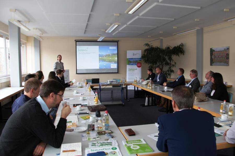 UCB Bioverpackt Innovationsforum Mittelstand biobasierte Verpackungen Kickoff Augsburg