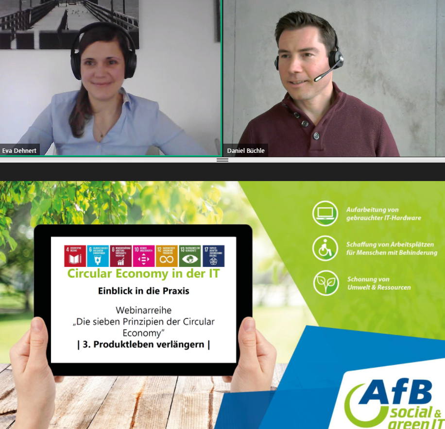 Umweltcluster Bayern Webinarreihe Circular Economy Büchle