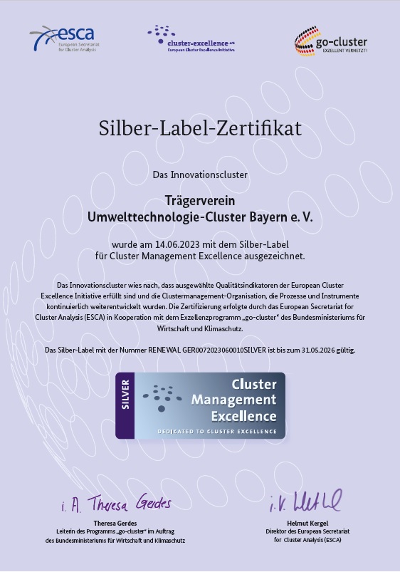 Silver Label Zertifikat2023